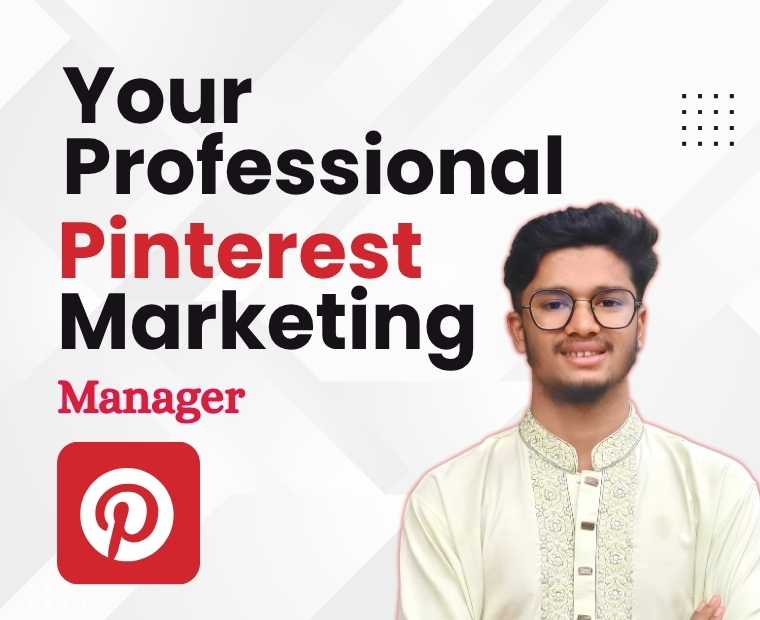 Professional Pinterest marketing manager offering expert services for global online businesses and bloggers